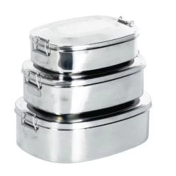 Basic Nature Lunchbox Roestvrij Staal