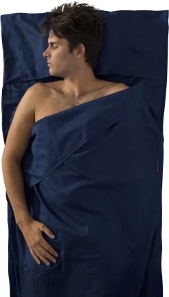 Sea To Summit Premium Cotton Travel Binnenbroek Traveller Met Kussenvak, Blauw