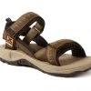 SOURCE Comfort Gobi Sandalen Heren, Bruin