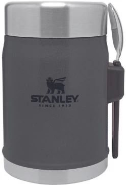 Stanley Classic Voedsel Pot Incl. Vork 414ml, Grijs