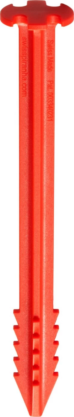 SwissPiranha RT150 Tent Peg, Rood