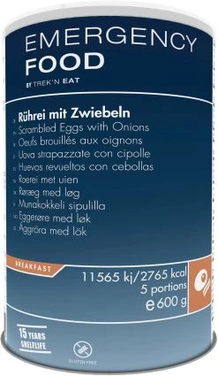Trek'n Eat Trek'n Eat Emergency Food Can 600g, Scrambled Eggs With Onions