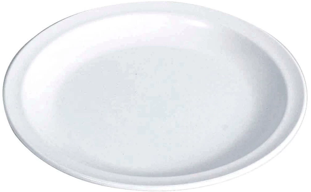 Waca Taartbord Melamine 19,5cm, Wit 1 Waca Taartbord Melamine 19,5cm, Wit